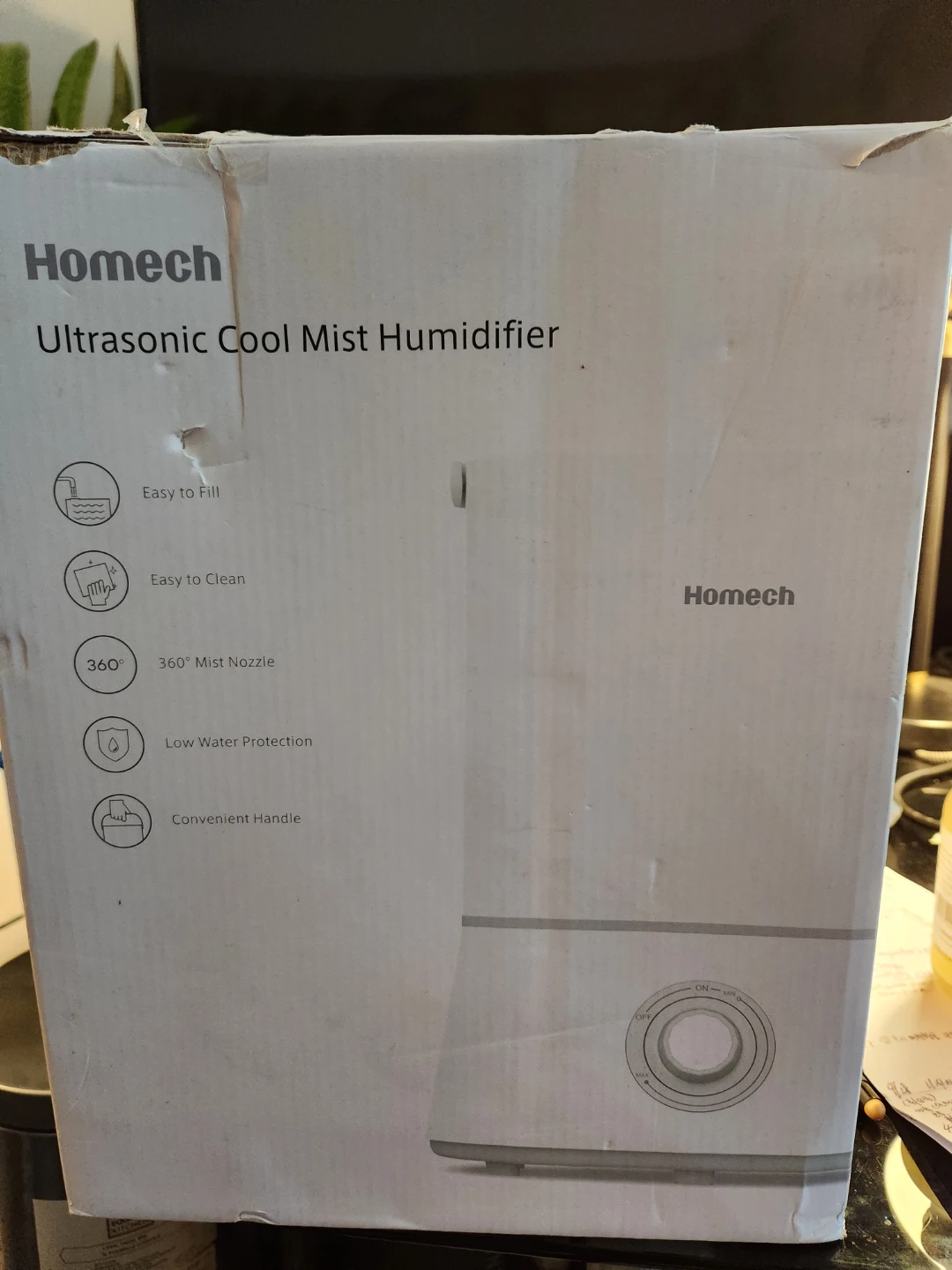 Homech Ultrasonic Cool Mist Humidifier