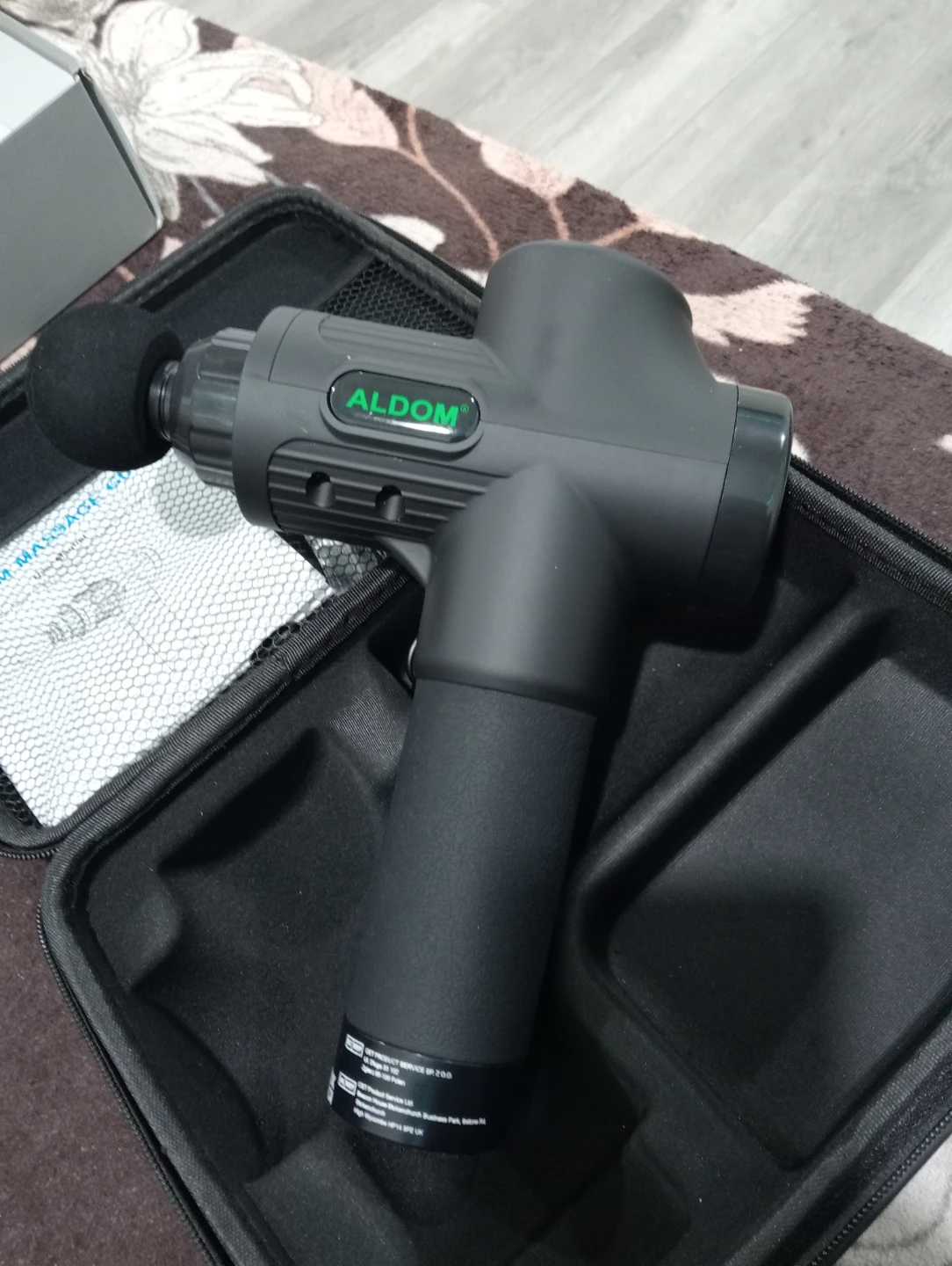 Aldom Massage Gun with 8 Attachments - photo 3