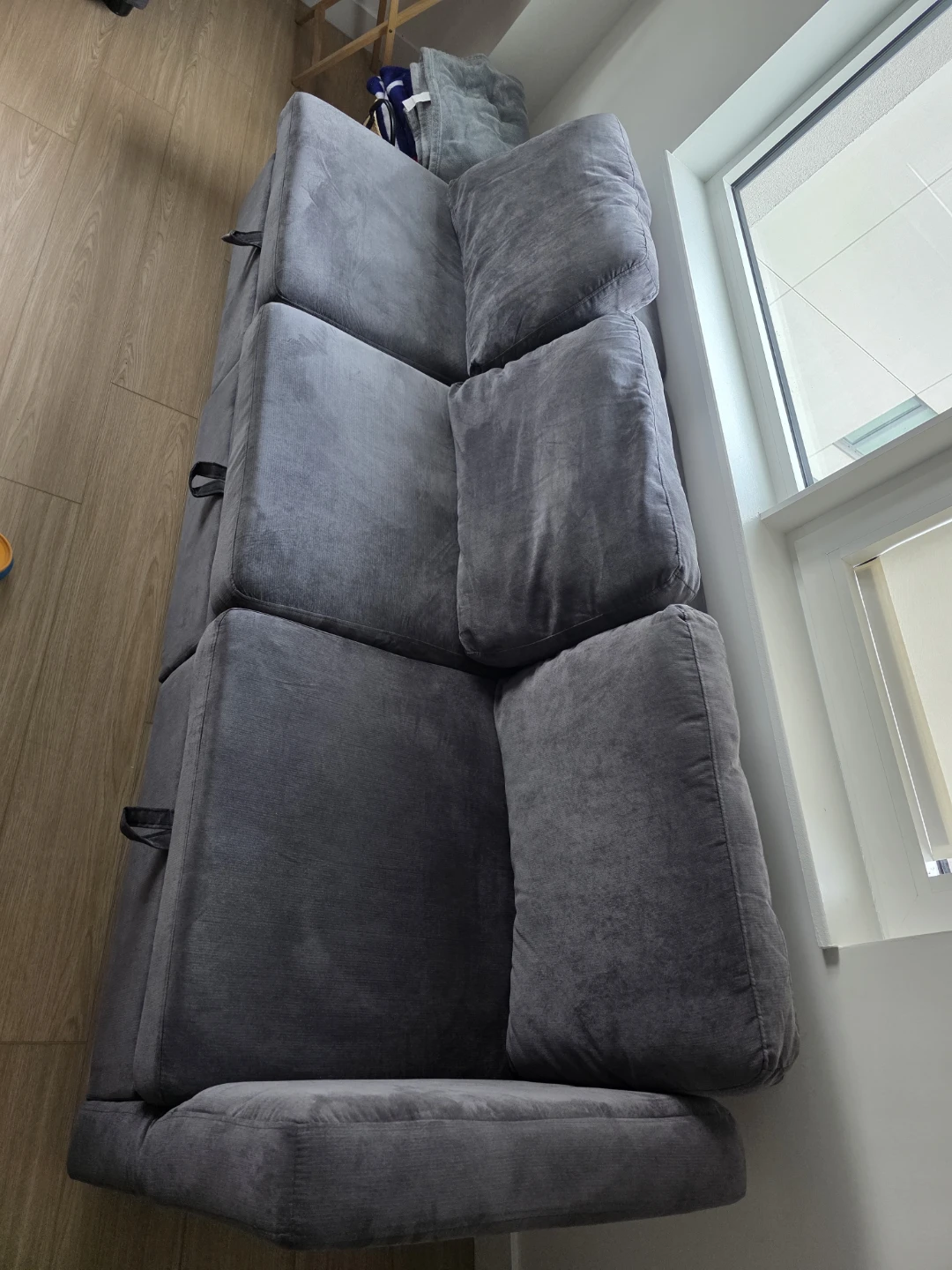 Gray Sectional Sofa with Storage Ottoman - photo 4