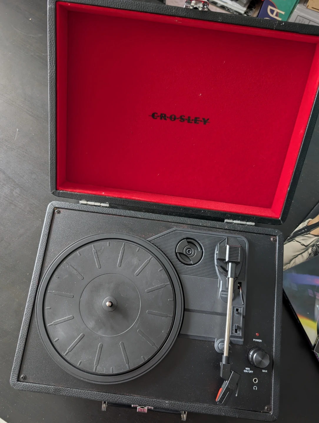 Crosley Cruiser (CR8005A) Portable Record Player, Black - photo 5