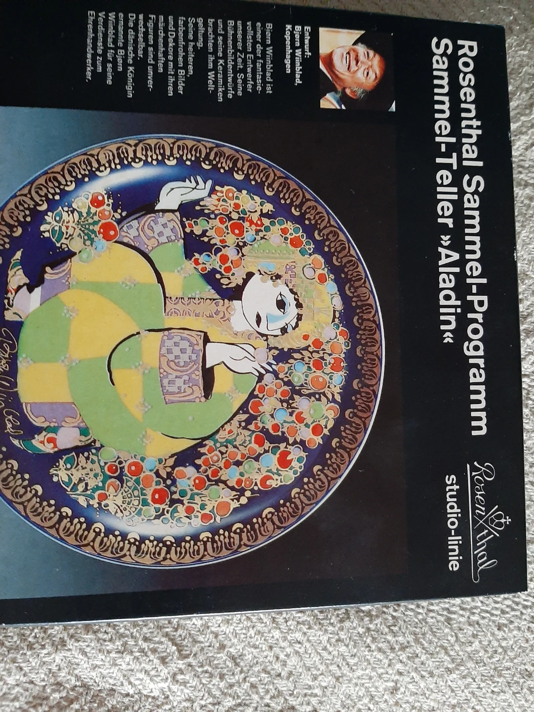 Rosenthal "Aladin" Collector's Plate - photo 3