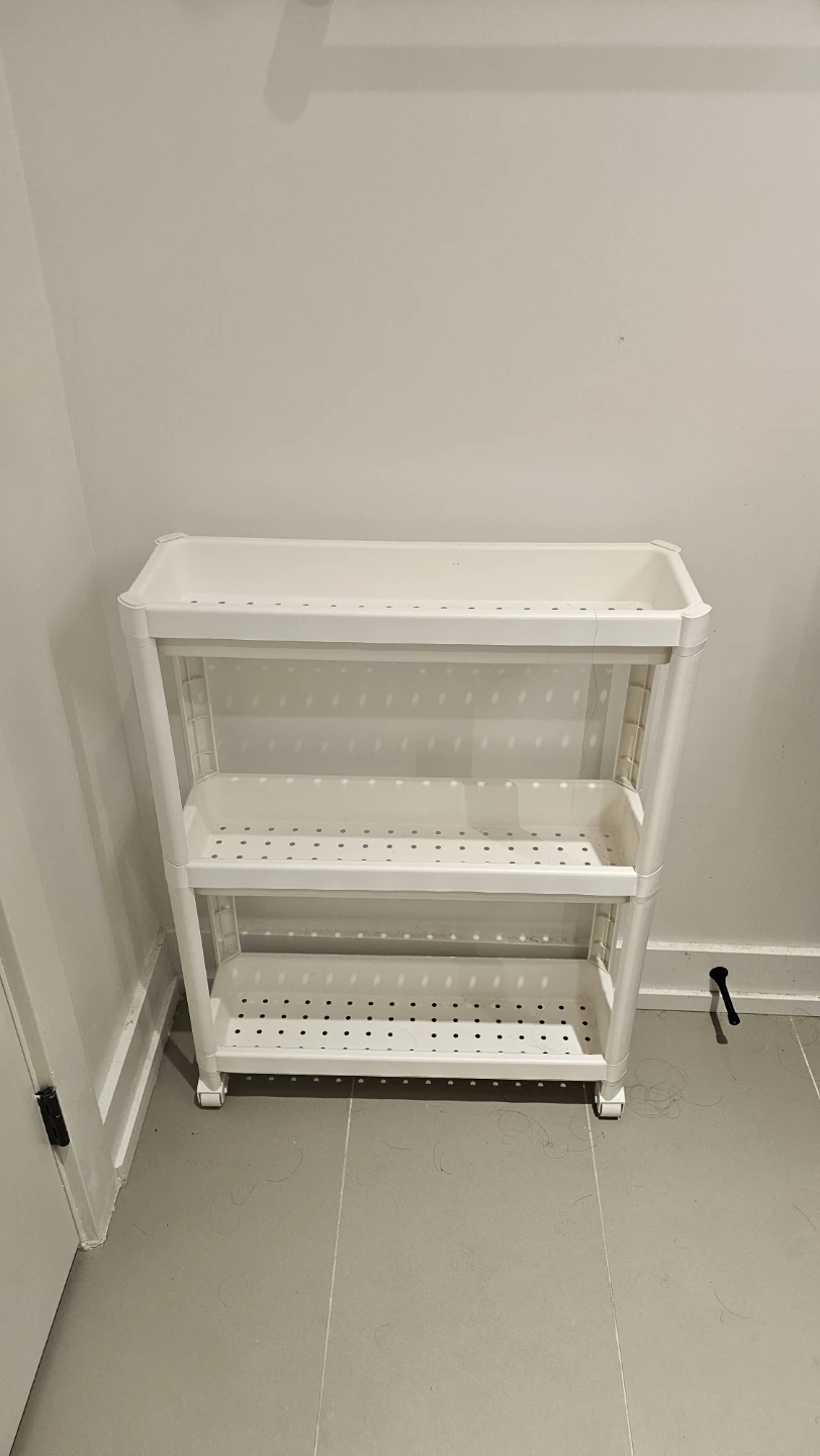 White 3-Tier Ikea Storage Cart