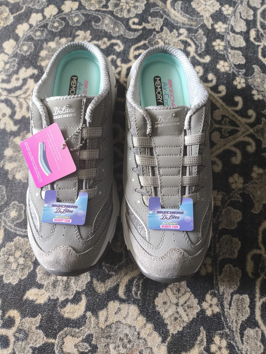 Skechers D'Lites Air-Cooled Memory Foam Slip-On Shoes