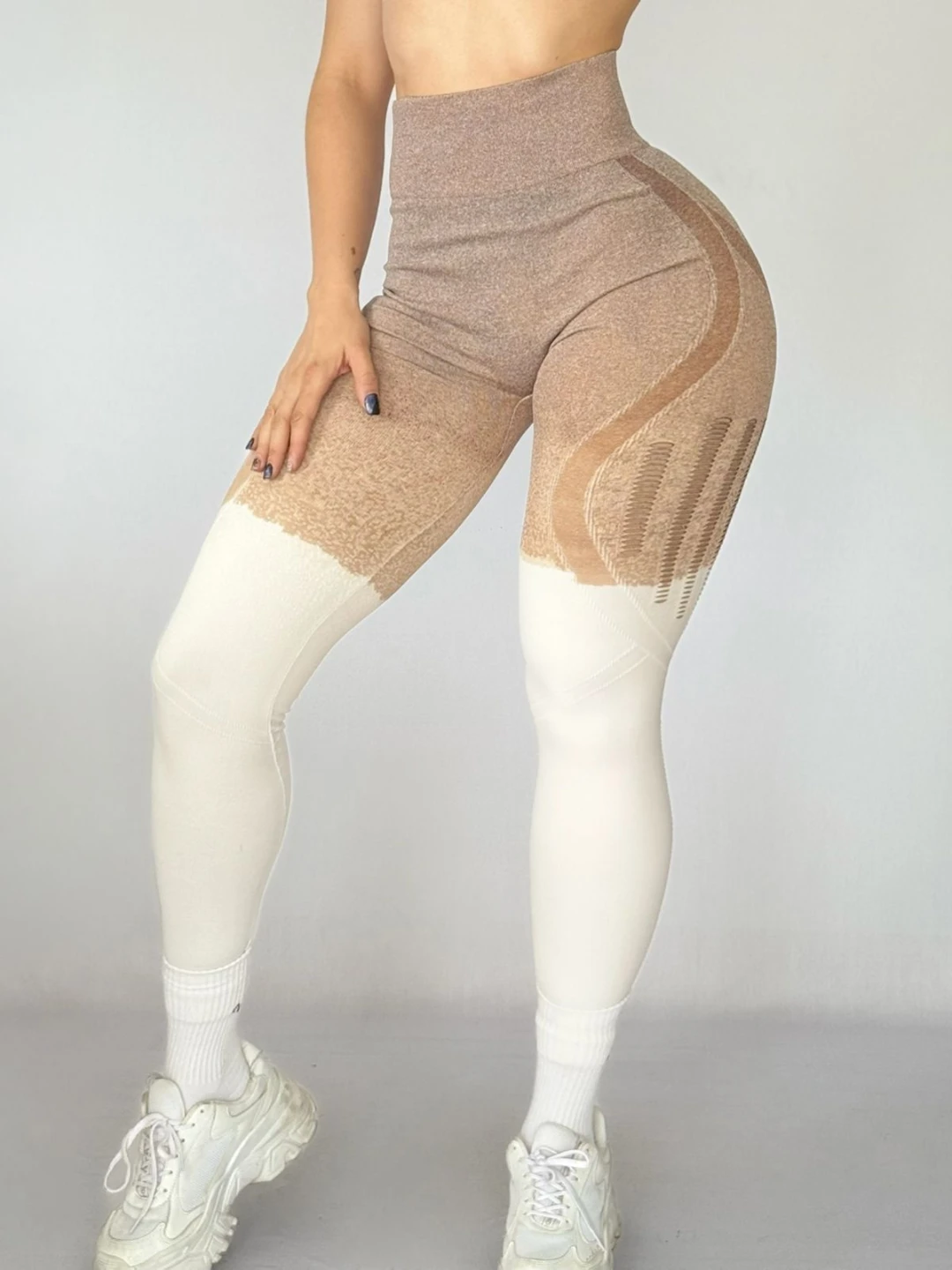 Women's Seamless High-Waisted Workout Leggings - photo 3