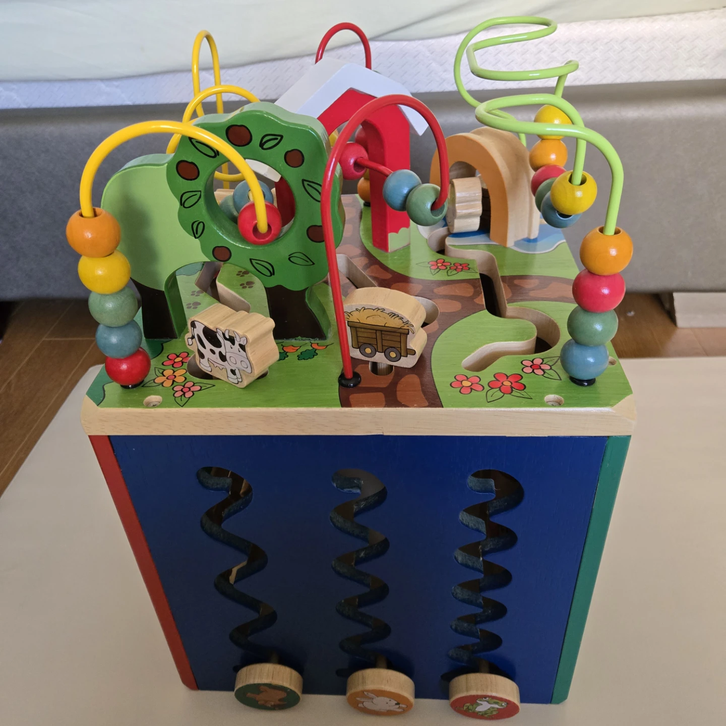 Wooden Activity Cube with Farm Animals - photo 5