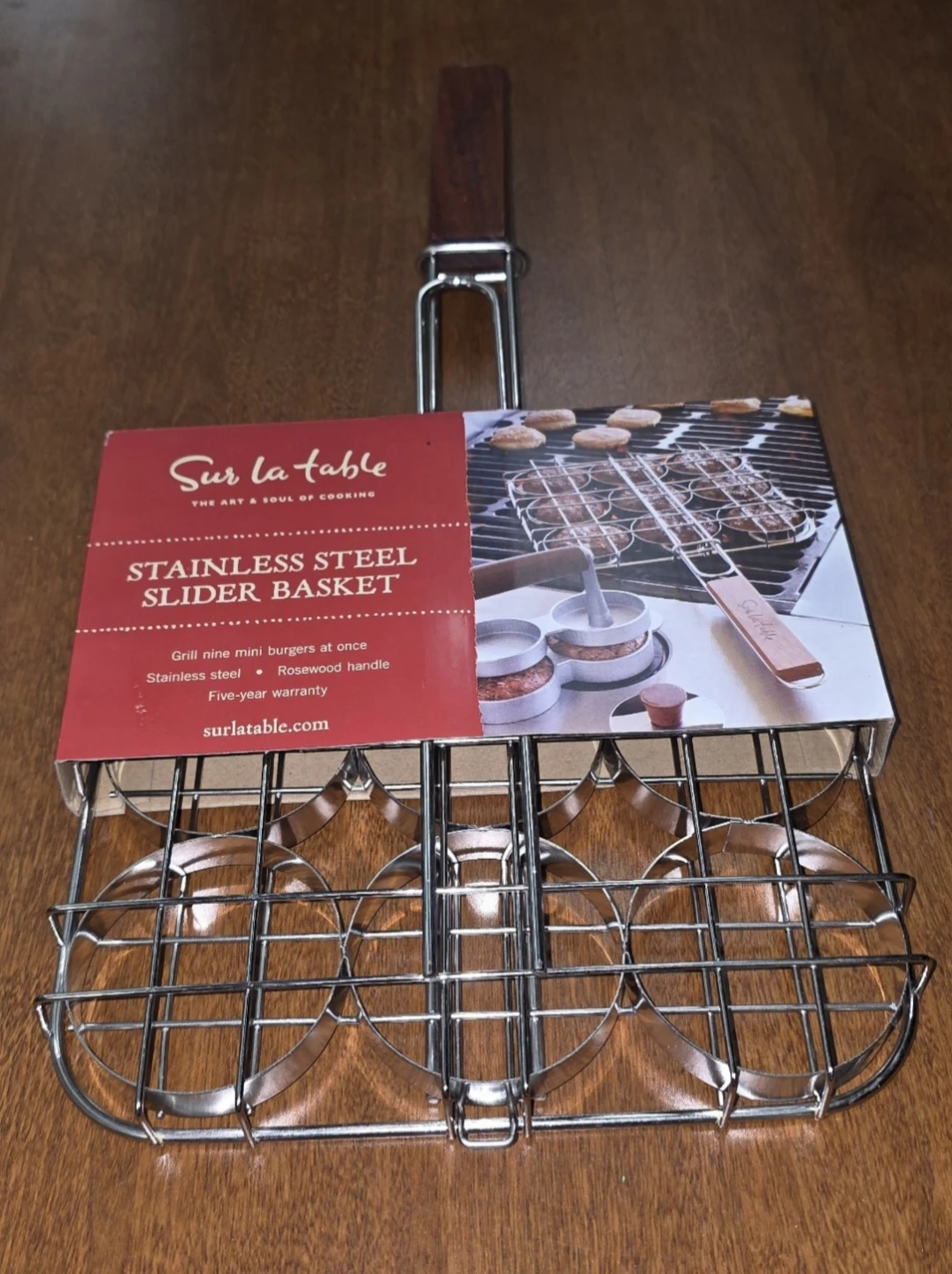 Sur La Table Stainless Steel Slider Basket