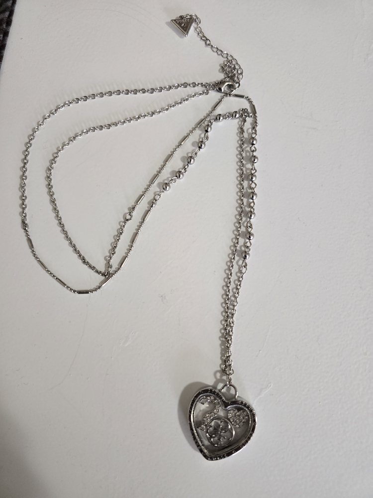 Guess Heart Locket Necklace - photo 3