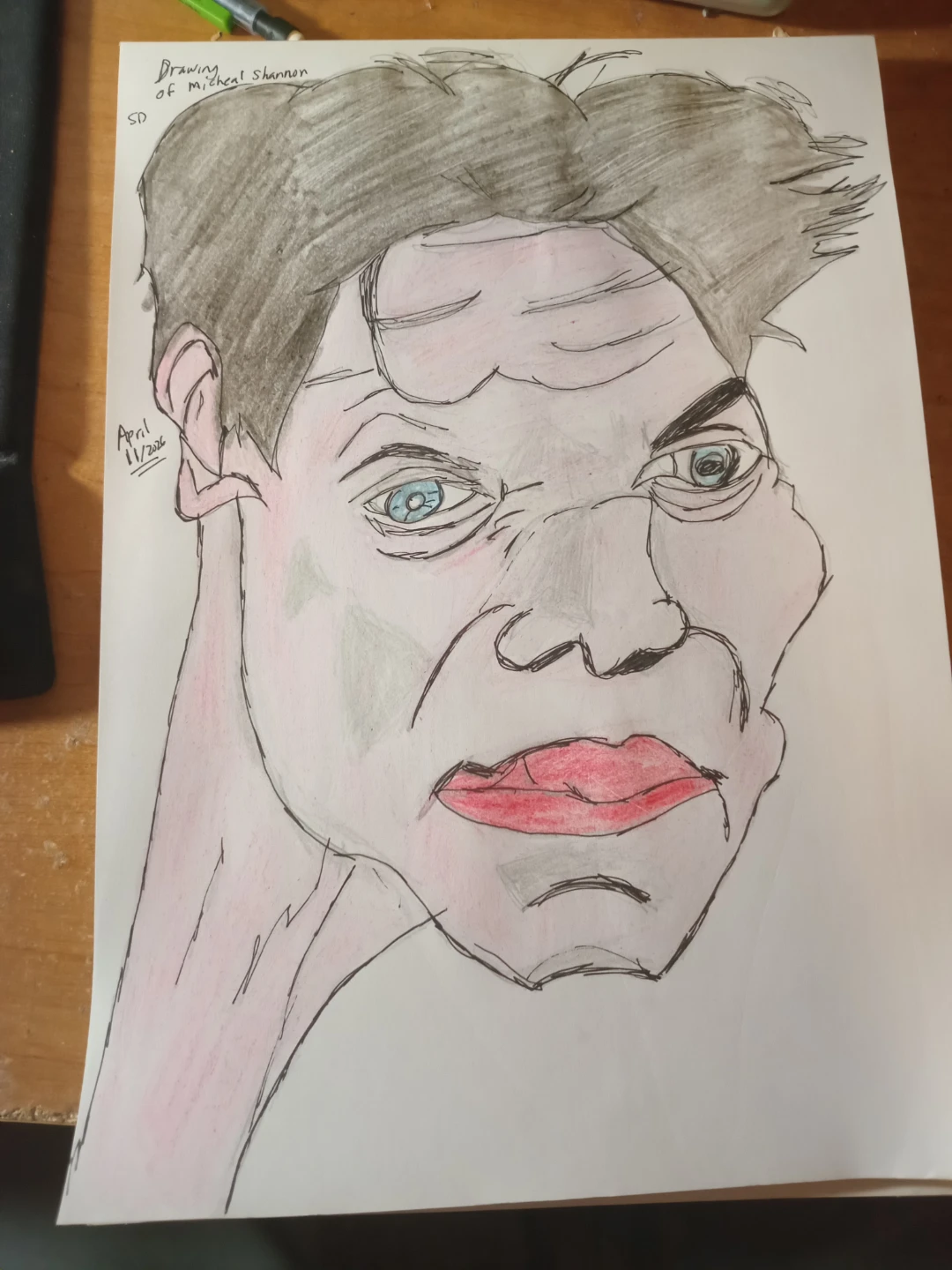 Michael Shannon Drawing by Custom Artist Sherwin - photo 4