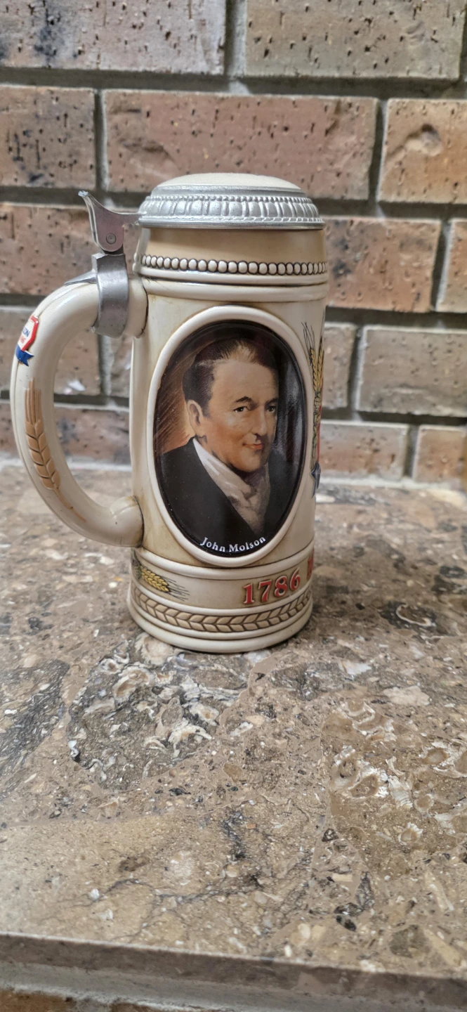 Molson 1786-1986 Commemorative Stein