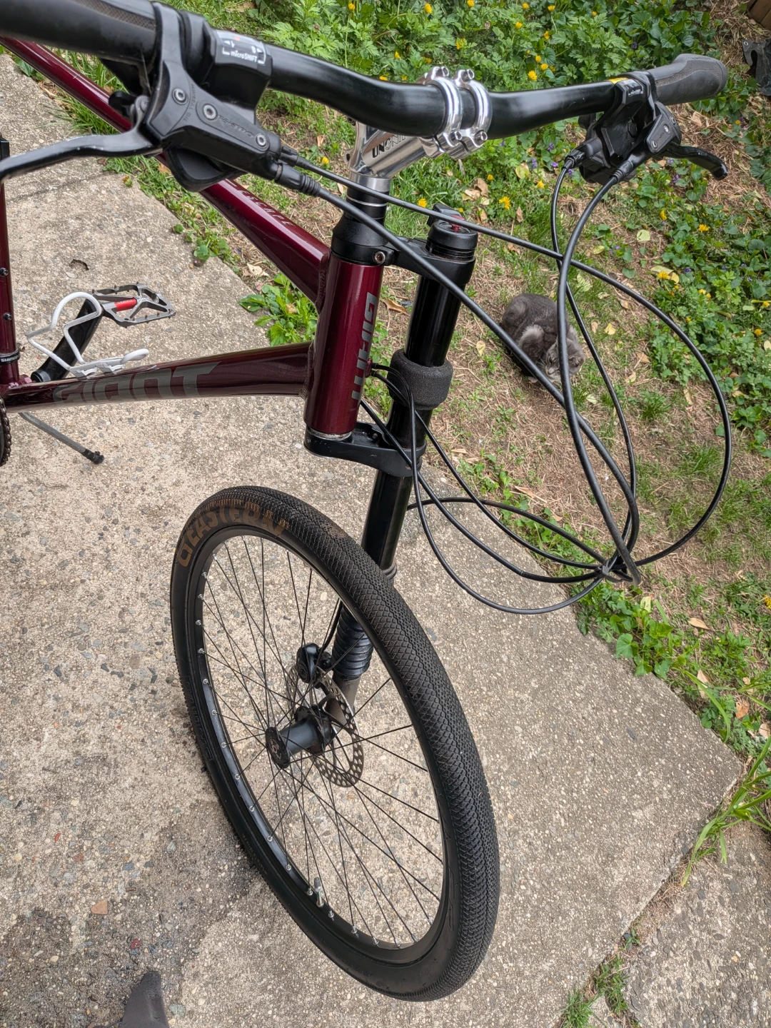 GAINT  hybrid commuter bike Bike w/ Cannondale lefty fork - photo 5