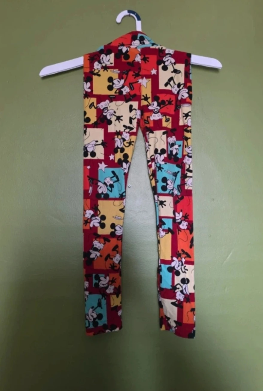 Lularoe Mickey Mouse All Over Print Leggings