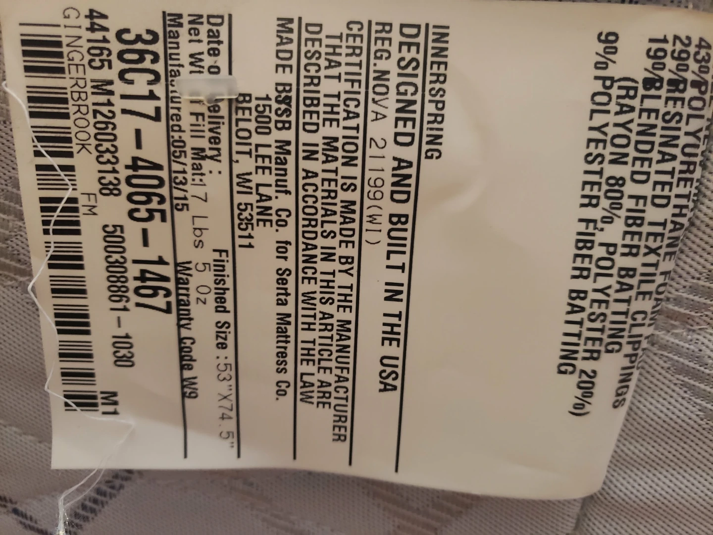 Serta Mattress - Full Size - photo 3