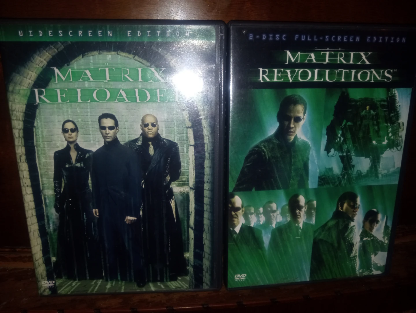 The Matrix Reloaded & Revolutions DVD Set