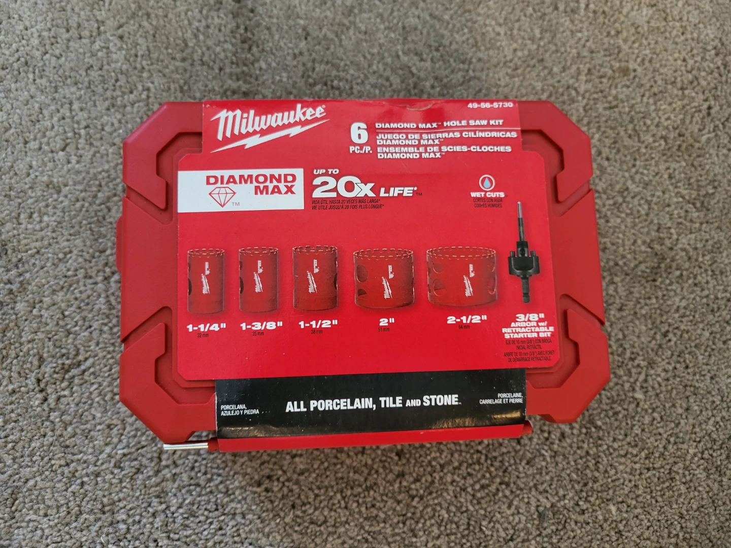 Milwaukee Diamond Max Hole Saw Kit