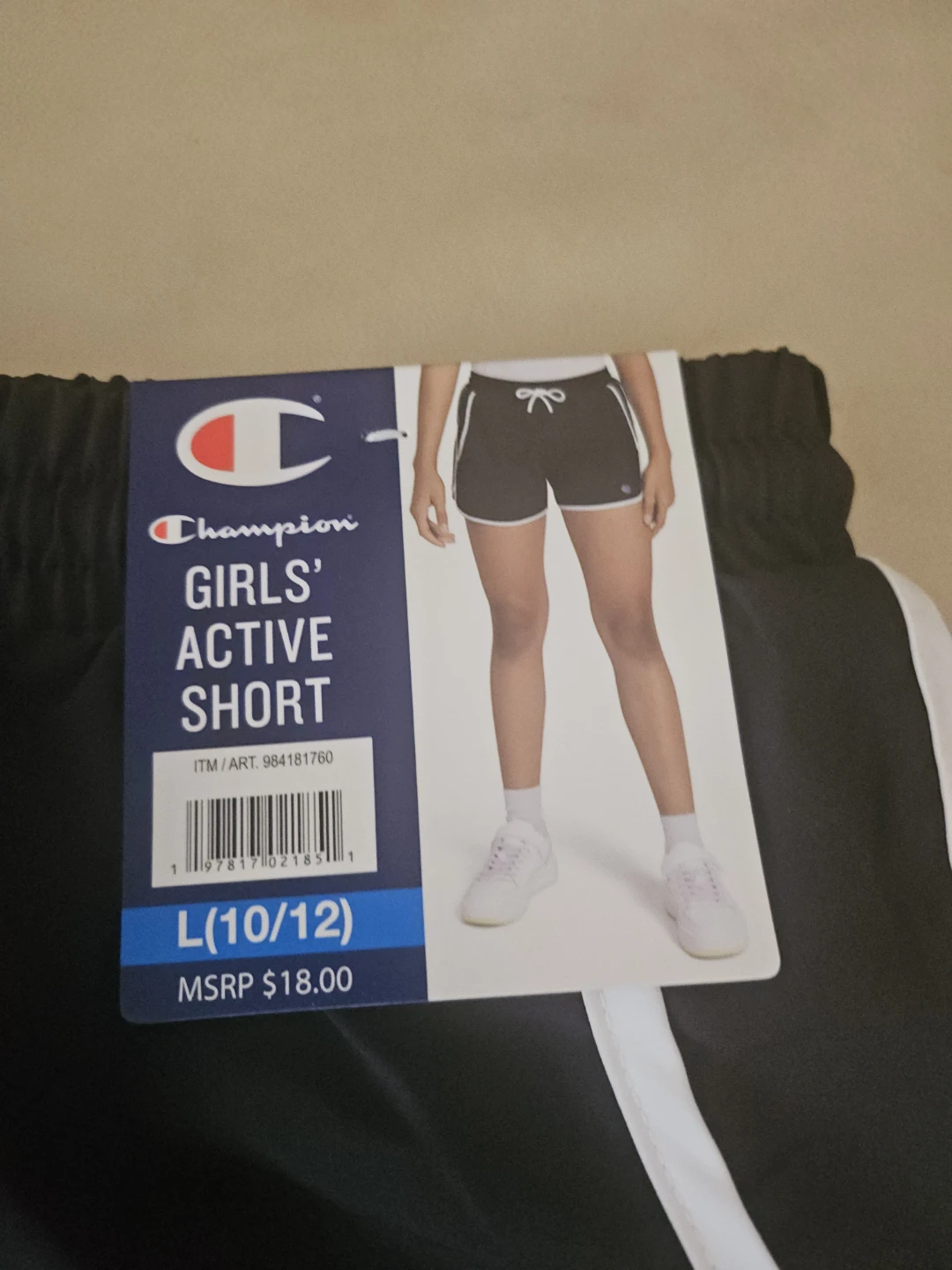 Champion Girls' Active Shorts Black Size L (10/12) - photo 3