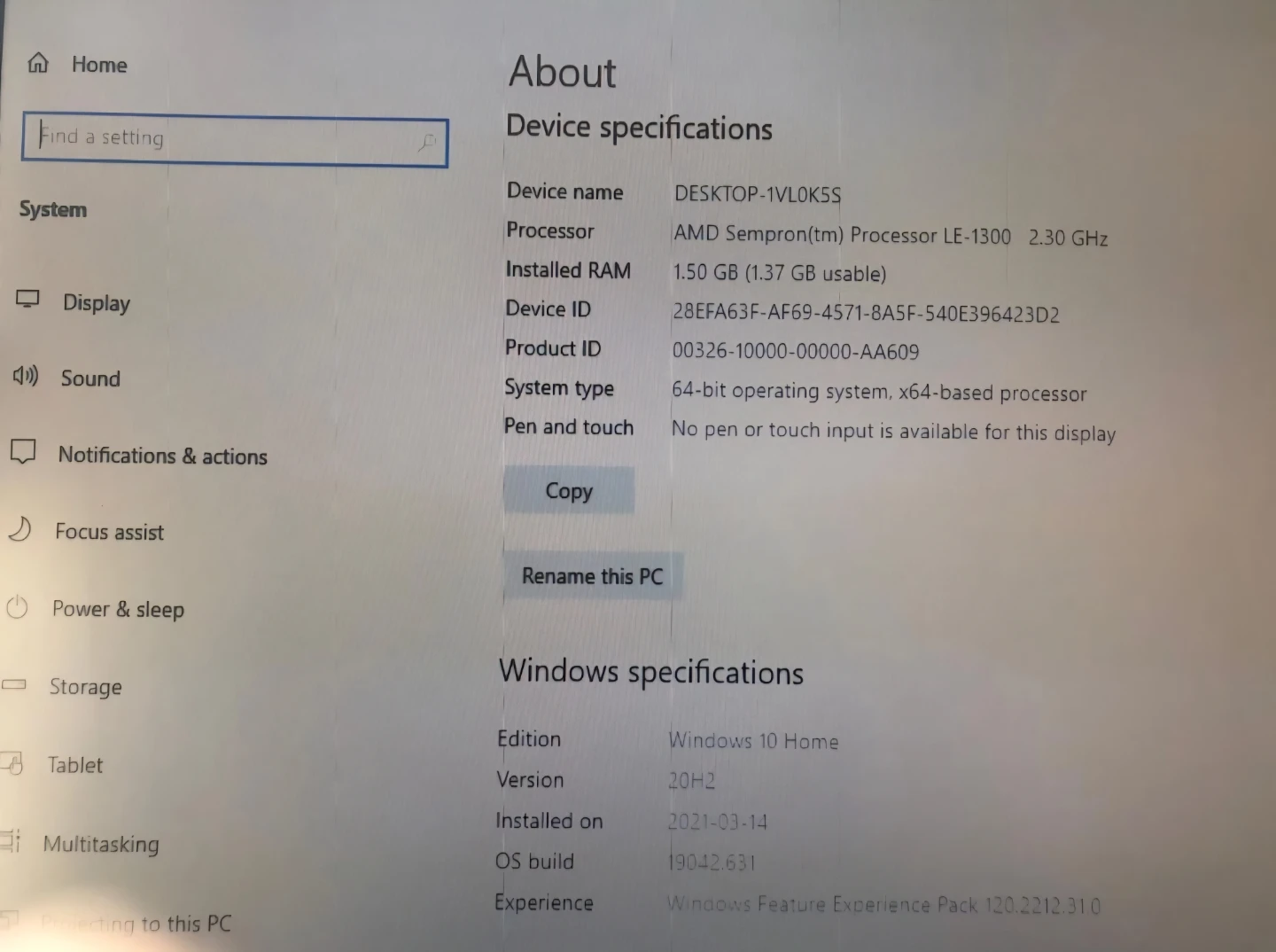 Used COMPAC PRESARIO CQ4010F DESTOP PC - photo 2