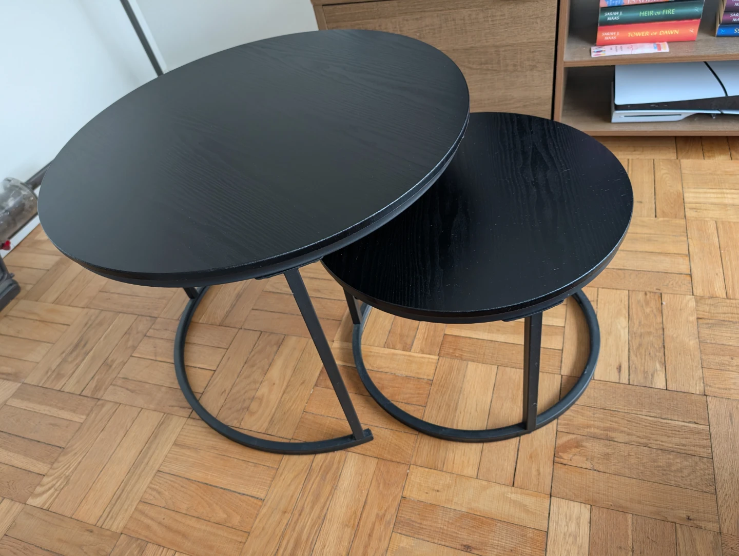 Black Nesting Coffee Tables