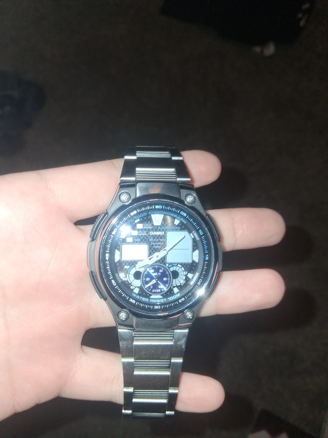 Casio Chronograph Illuminator Water Resist 100m Watch - photo 2