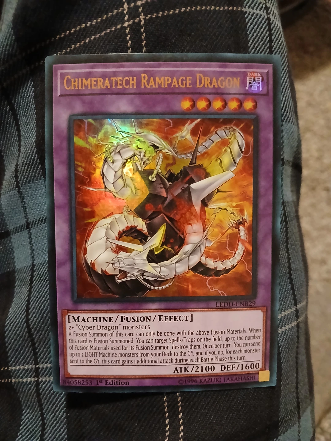 Yu-Gi-Oh! Chimeratech Rampage Dragon LEDD-ENB29 1st Edition