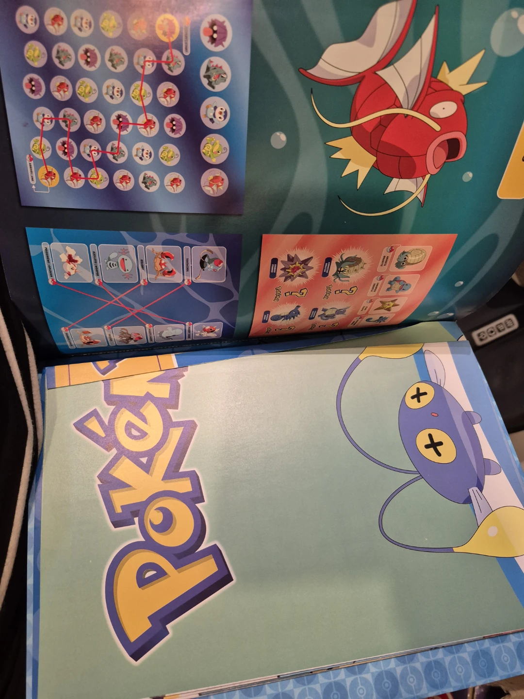 Pokemon My Water-Type Team Sticker Poster Book - photo 3