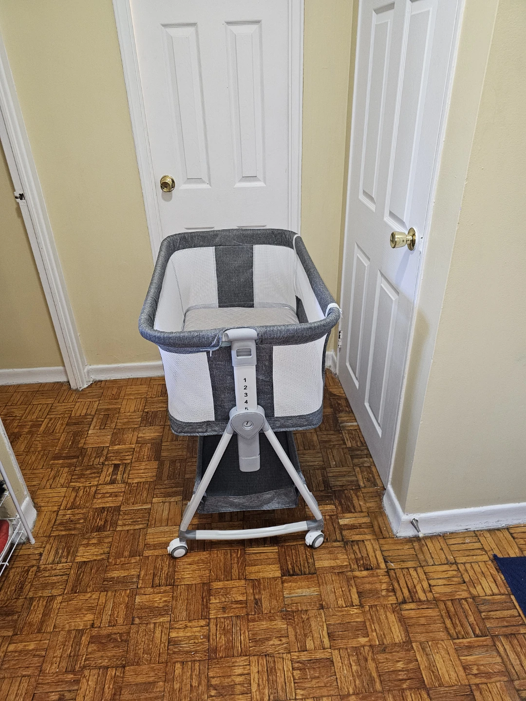 Grey Bassinet with Wheels - photo 3