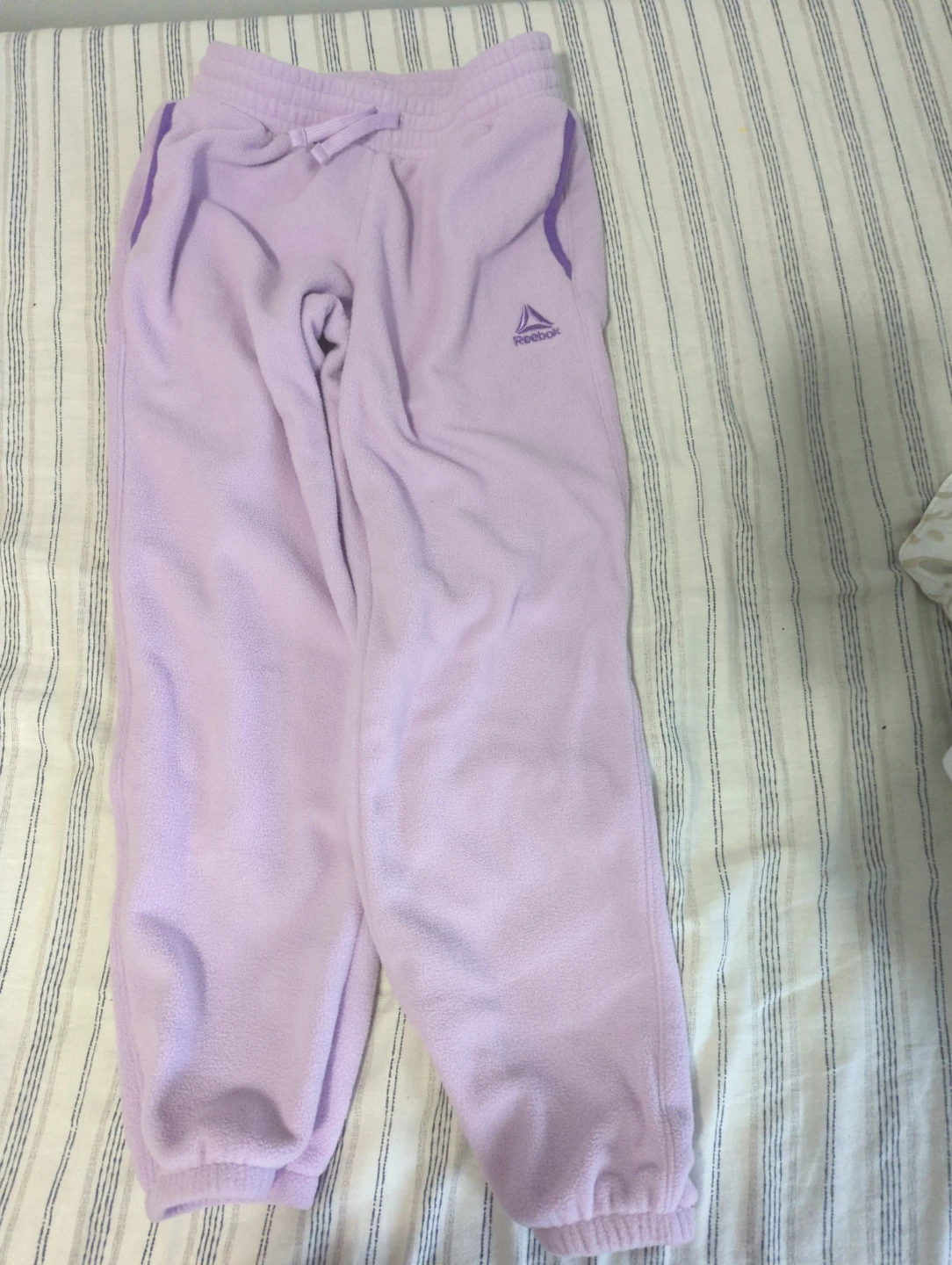 Reebok kids purple sweat set