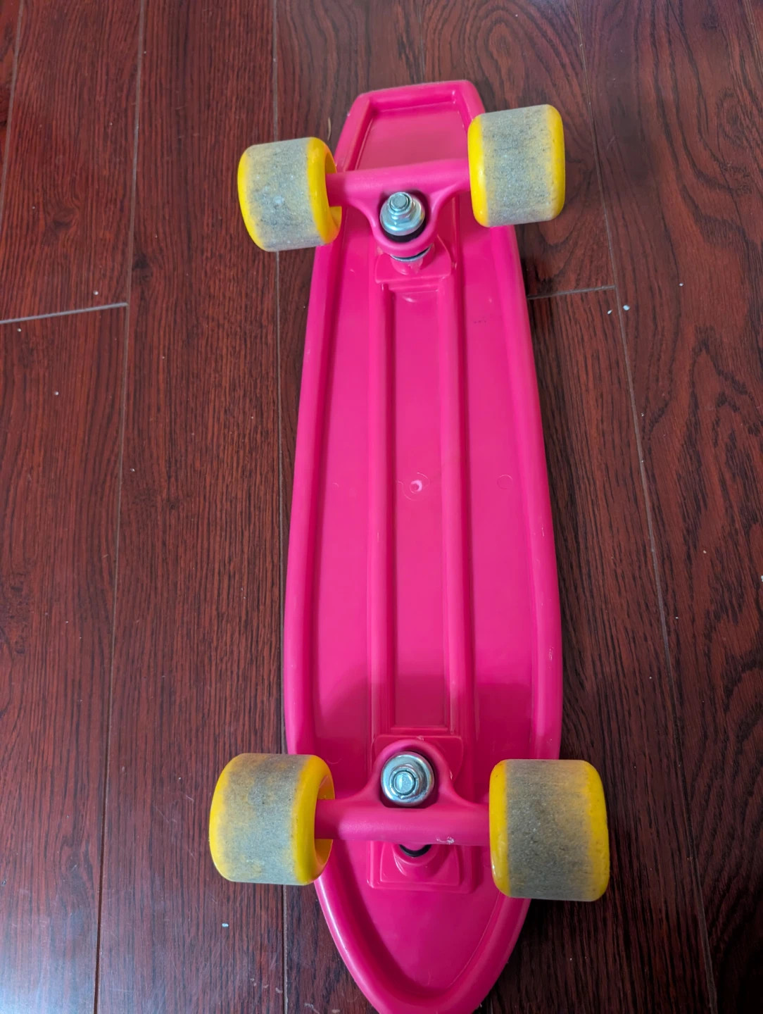 Pink Penny Board Style Skateboard with Star Design - photo 3
