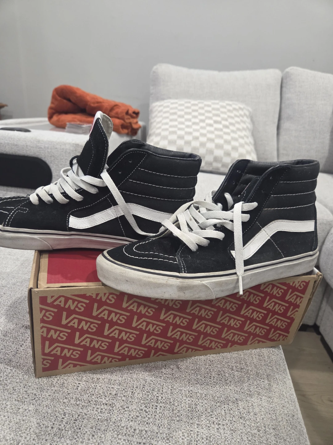 Vans Sk8-Hi Black Skate Shoes US Men's 11 - photo 2