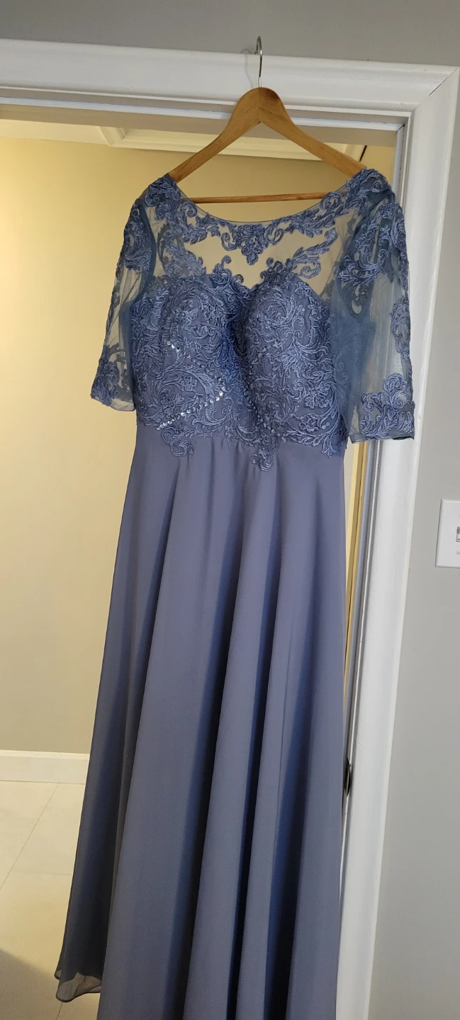 Blue Lace  Mother of the Bride/Groom Dress - photo 2