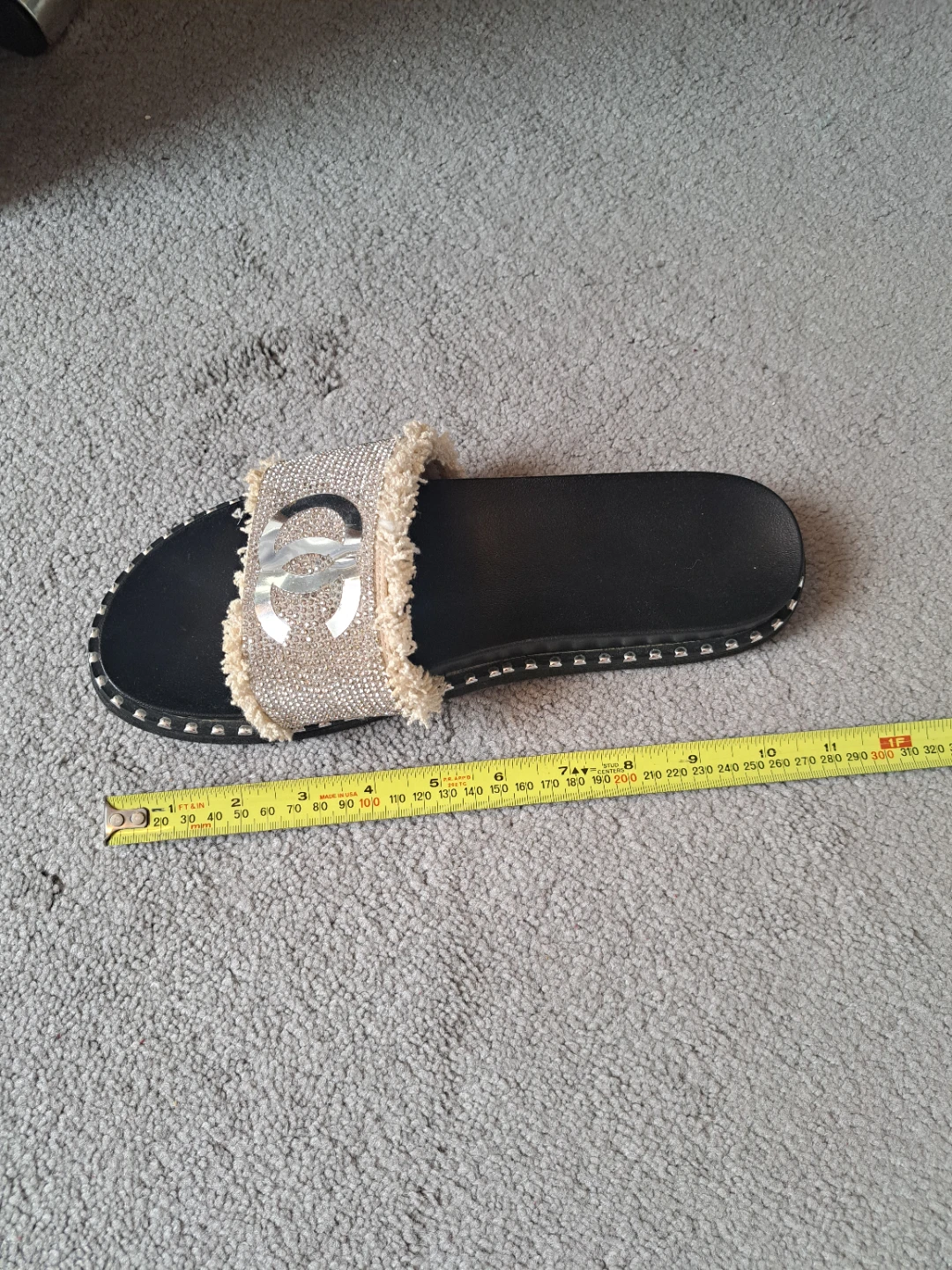 Chanel Inspired Slides size 8 to 9 range - photo 4