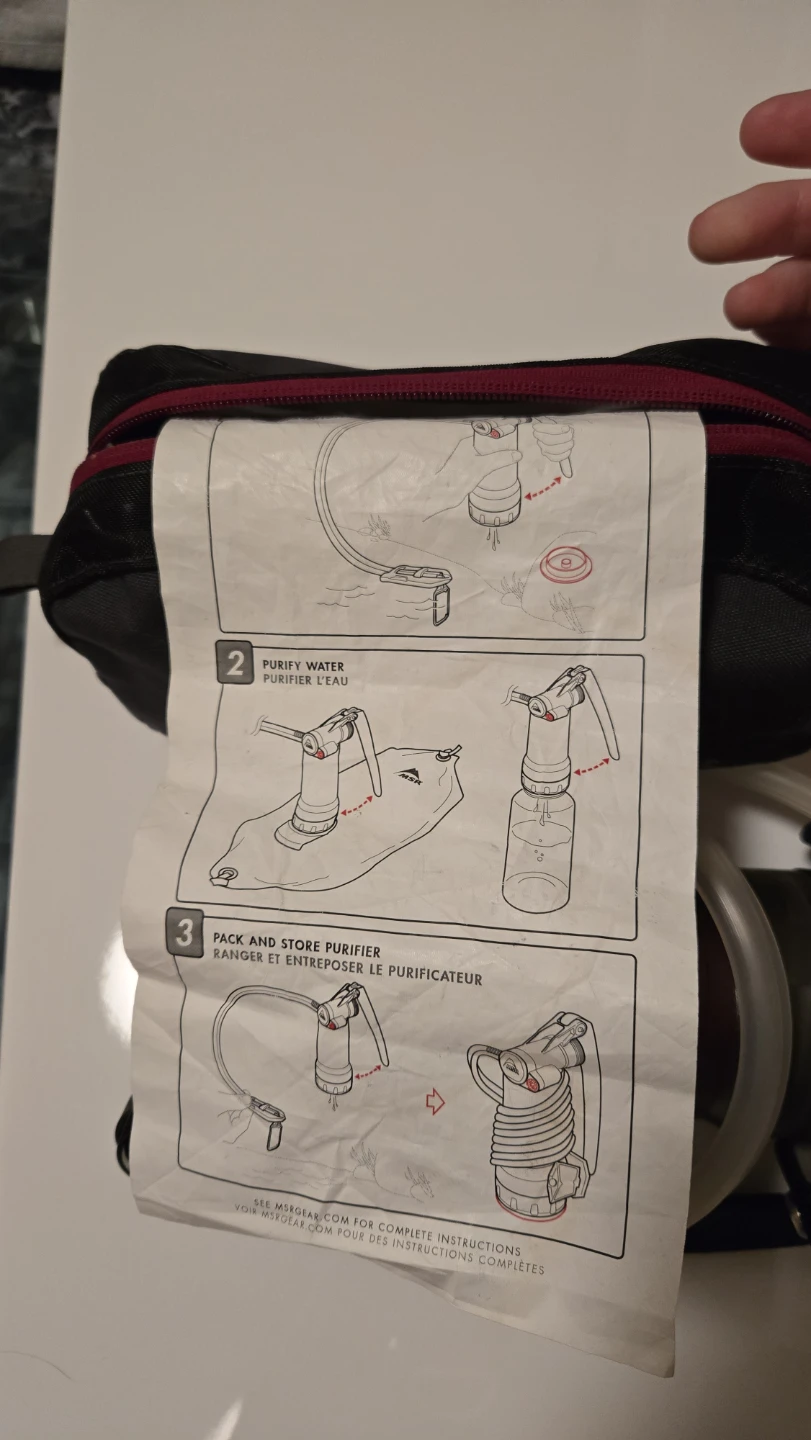 MSR Water Purifier like new - photo 2