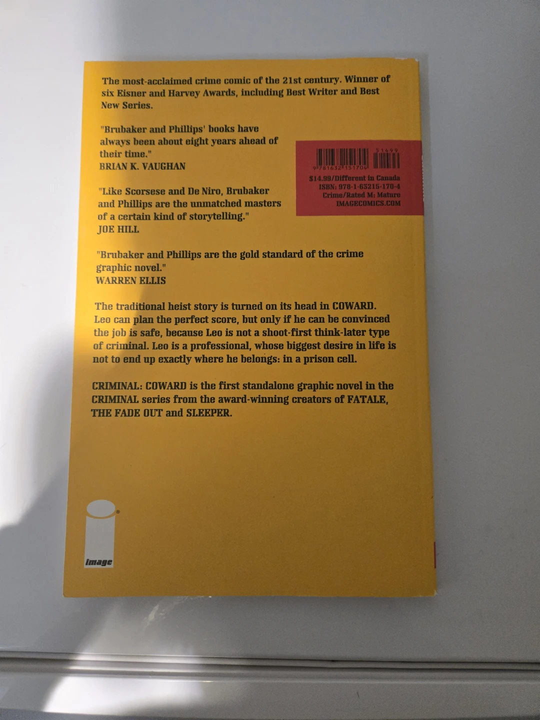 Criminal: Coward Graphic Novel by Ed Brubaker & Sean Phillips - photo 2