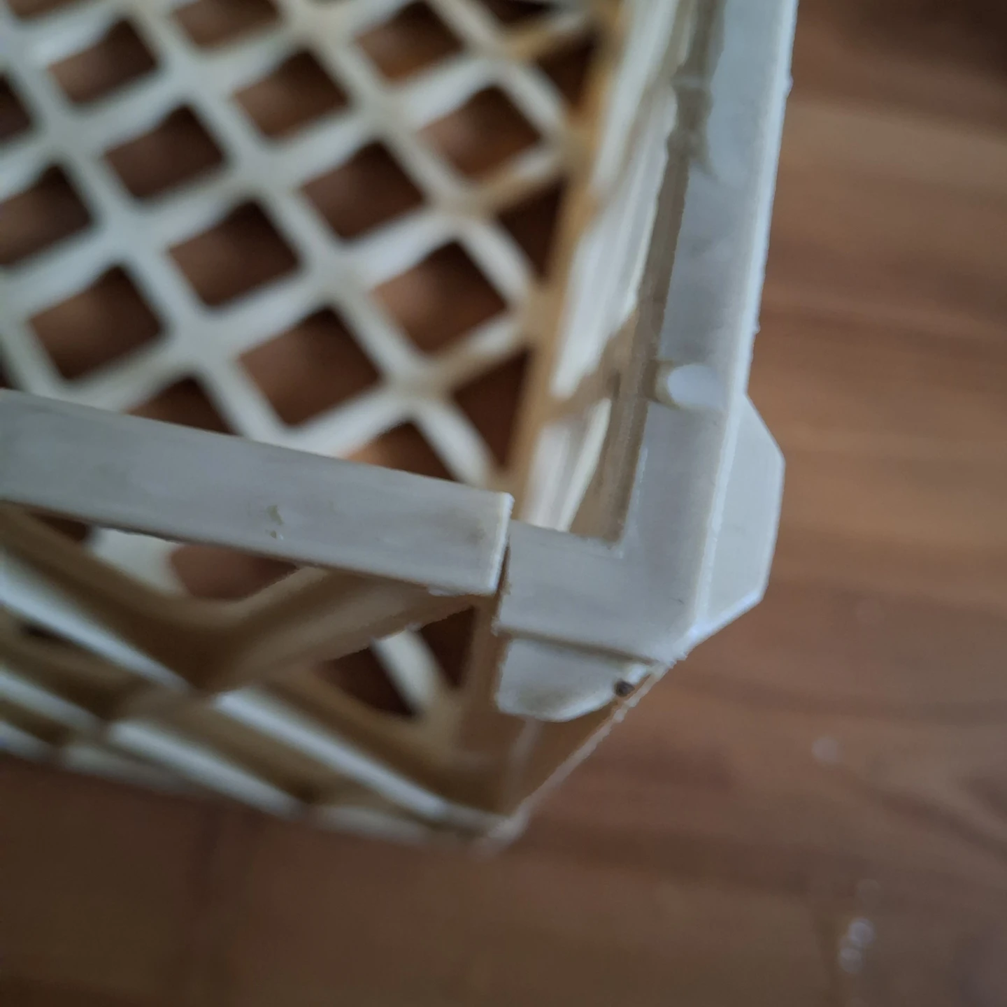 Plastic Milk Crate * minor ding* - photo 2