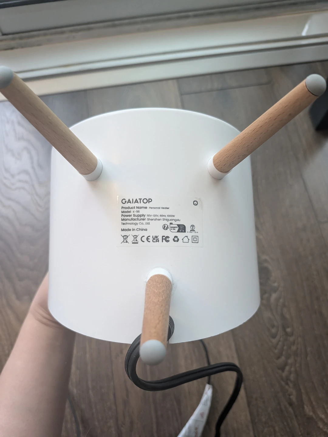 GAIATOP Personal Heater - White - photo 5