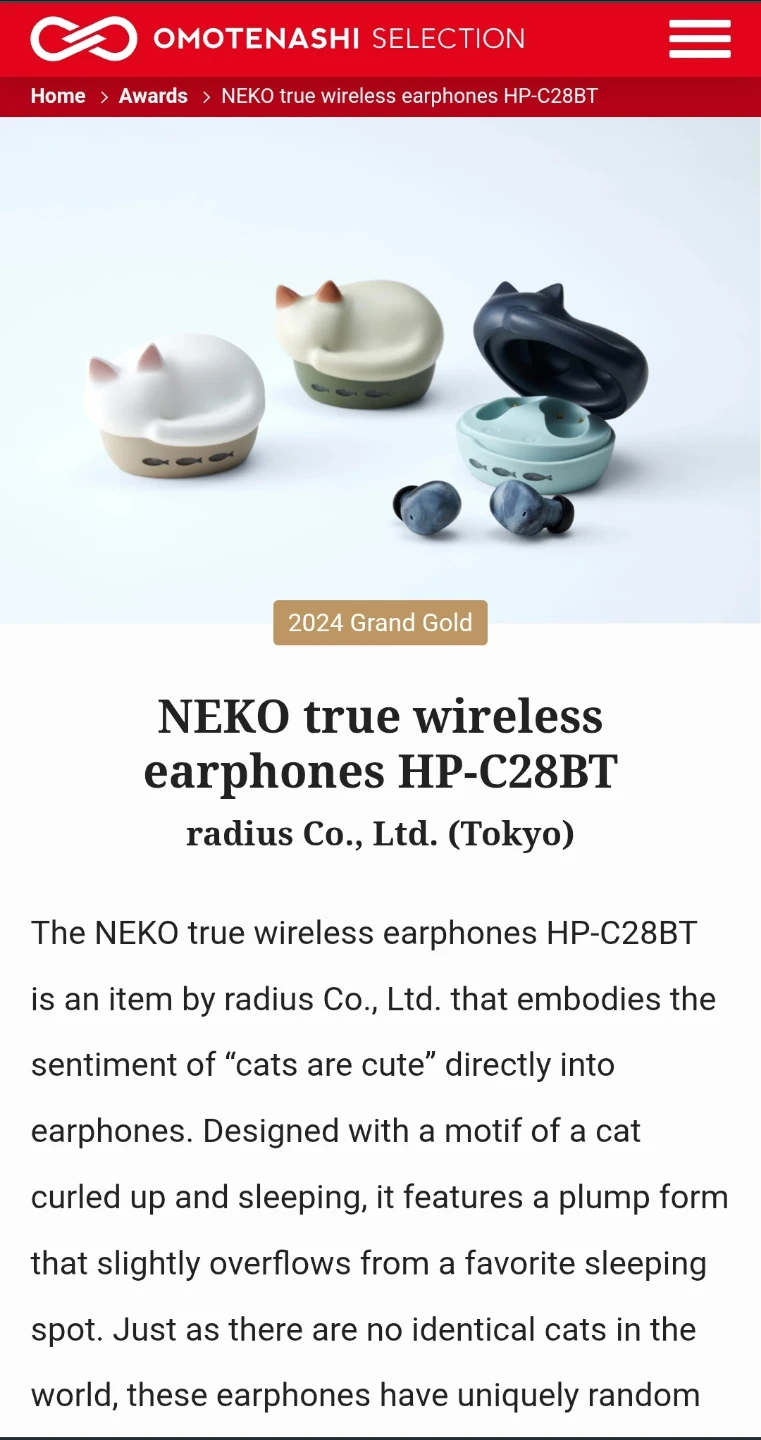 Radius NEKO true wireless earphones (orange tabby not included) - photo 5