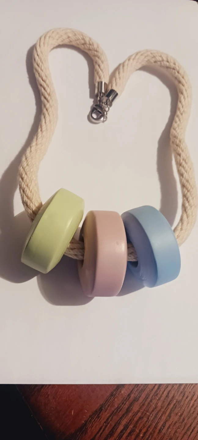 MAISON MARGIELA DESIGNER PASTELLE ROPE NECKLACE - photo 2