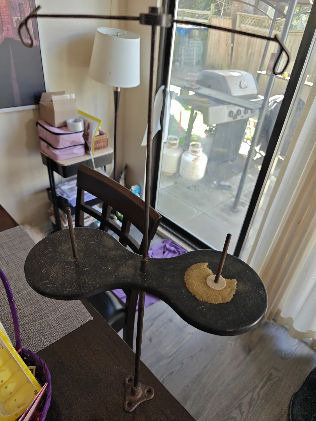 Vintage Side Table Caddy Tray