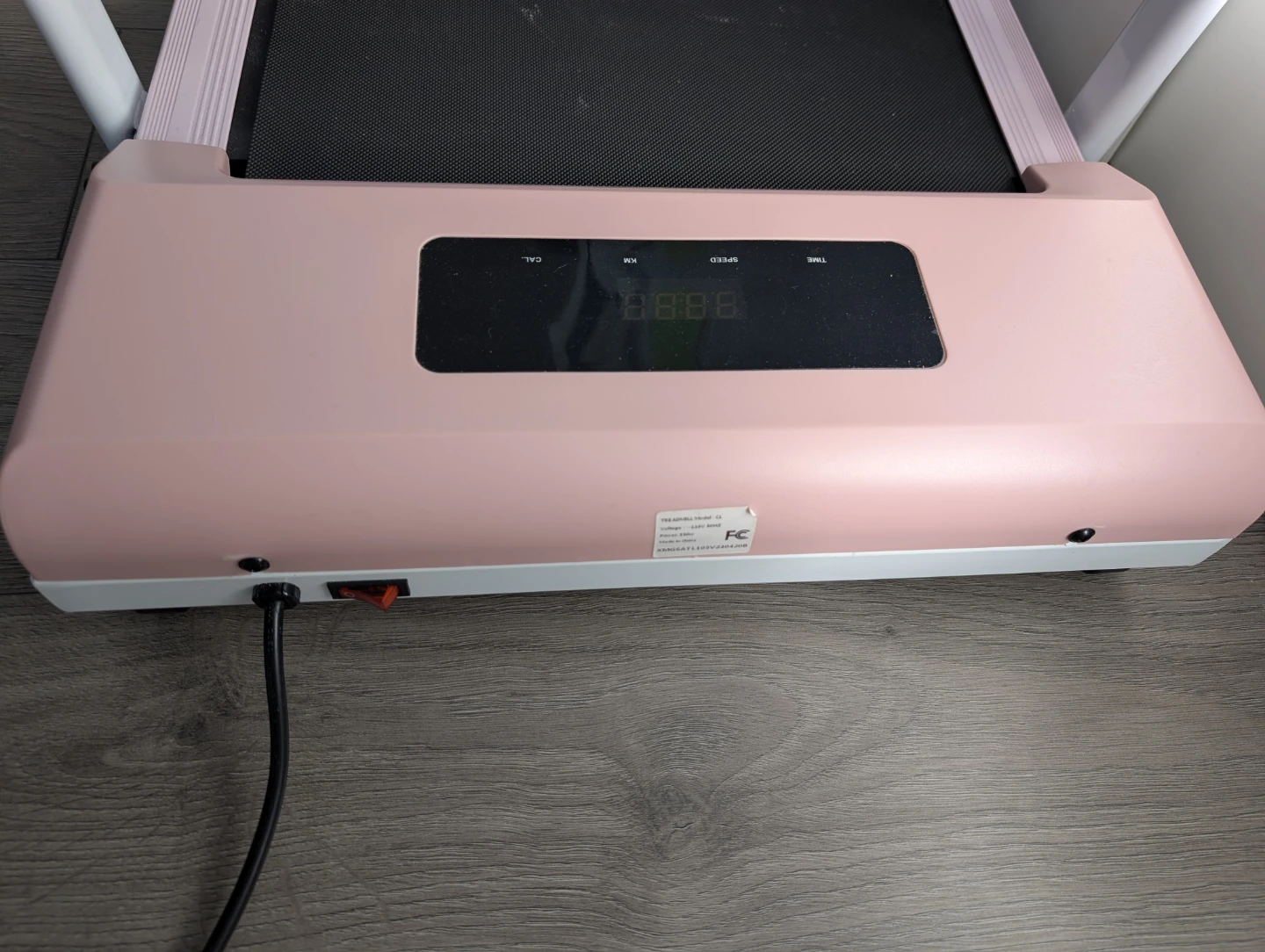 Pink Folding Treadmill with Remote - photo 2