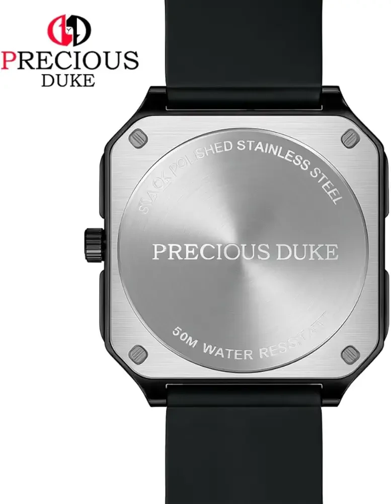 Men's Black Quartz Watch - photo 3