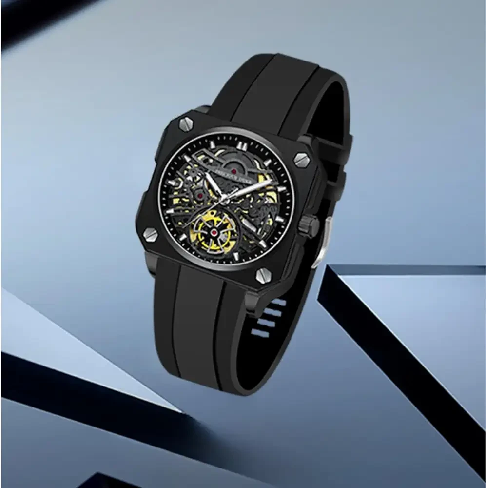 Men's Black Quartz Watch - photo 4