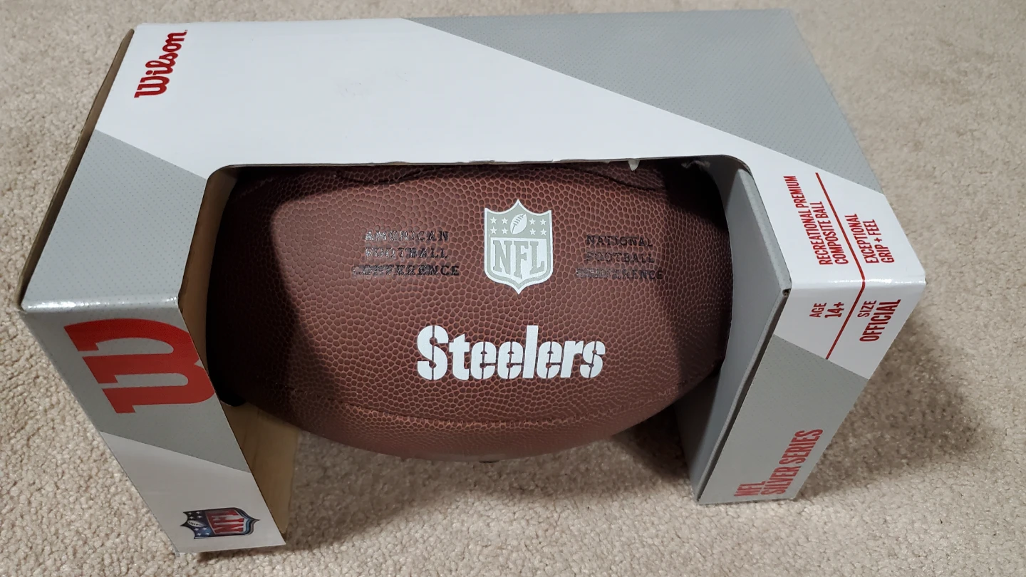 Wilson NFL Steelers Official Composite Football