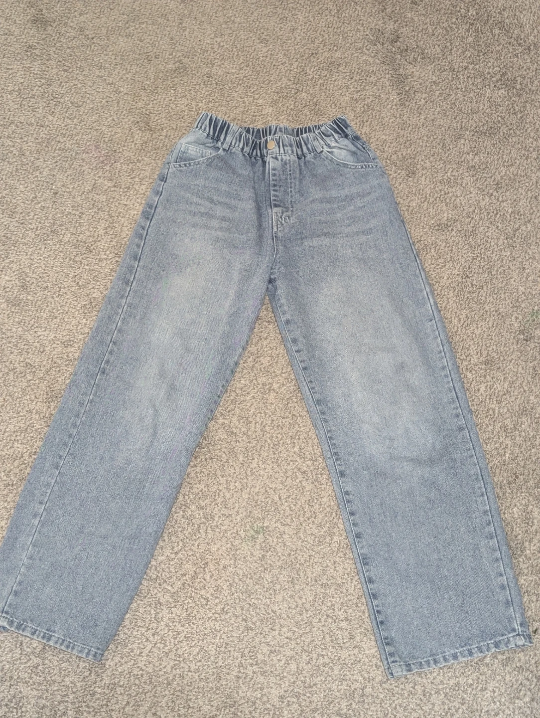 Light Wash Wide Leg Jeans - photo 2
