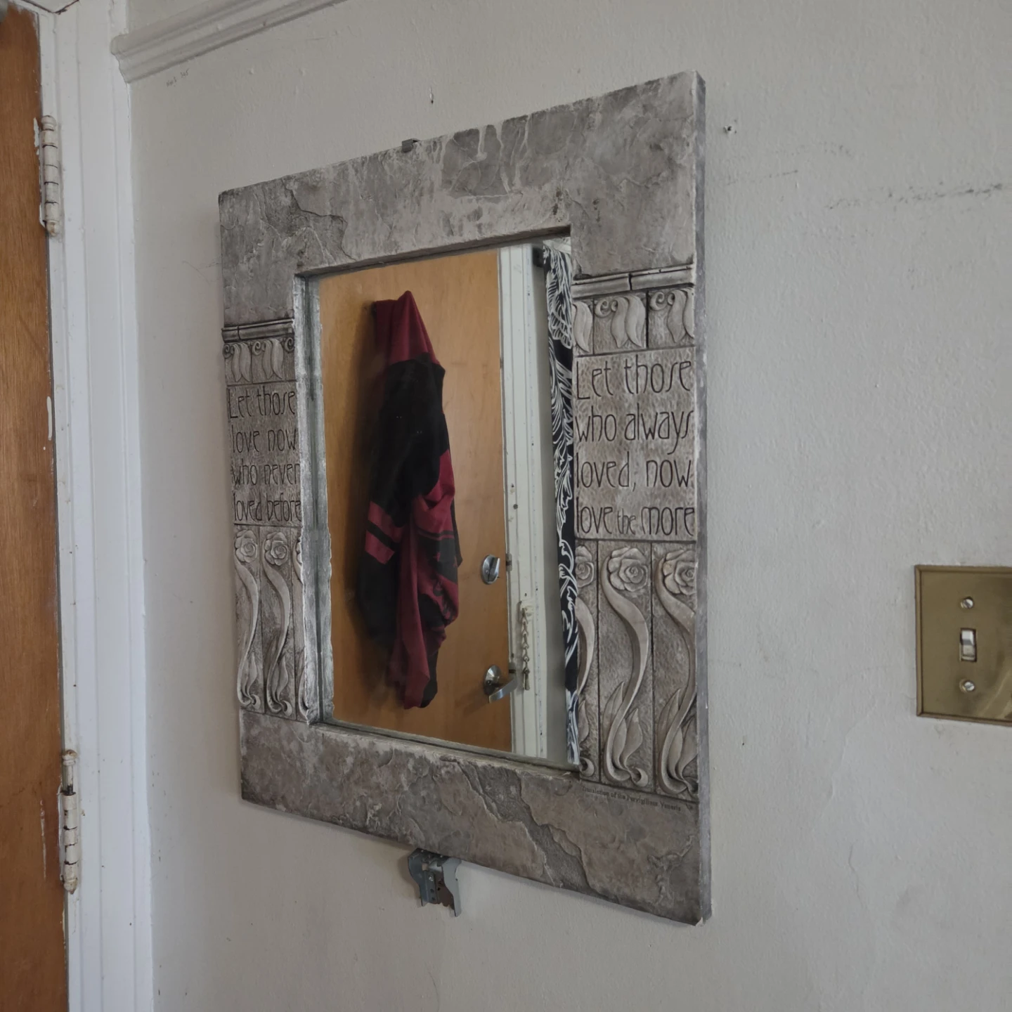 Decorative Wall Mirror with Quote - photo 4