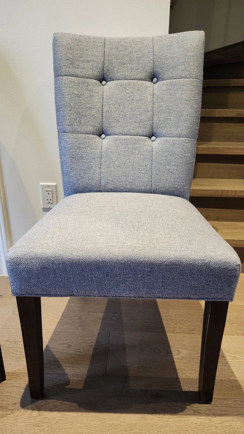 Grey Upholstered Dining Chair - photo 2
