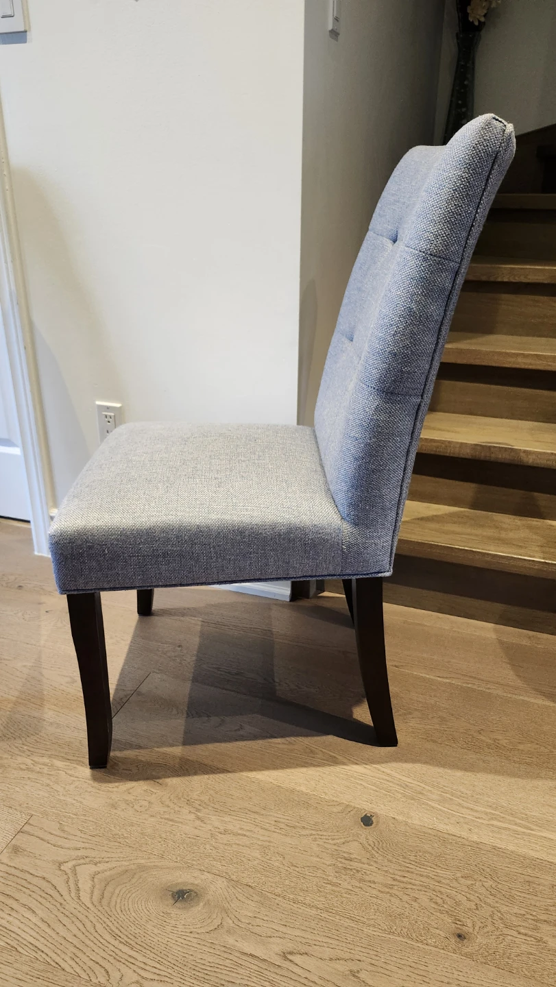 Grey Upholstered Dining Chair - photo 3