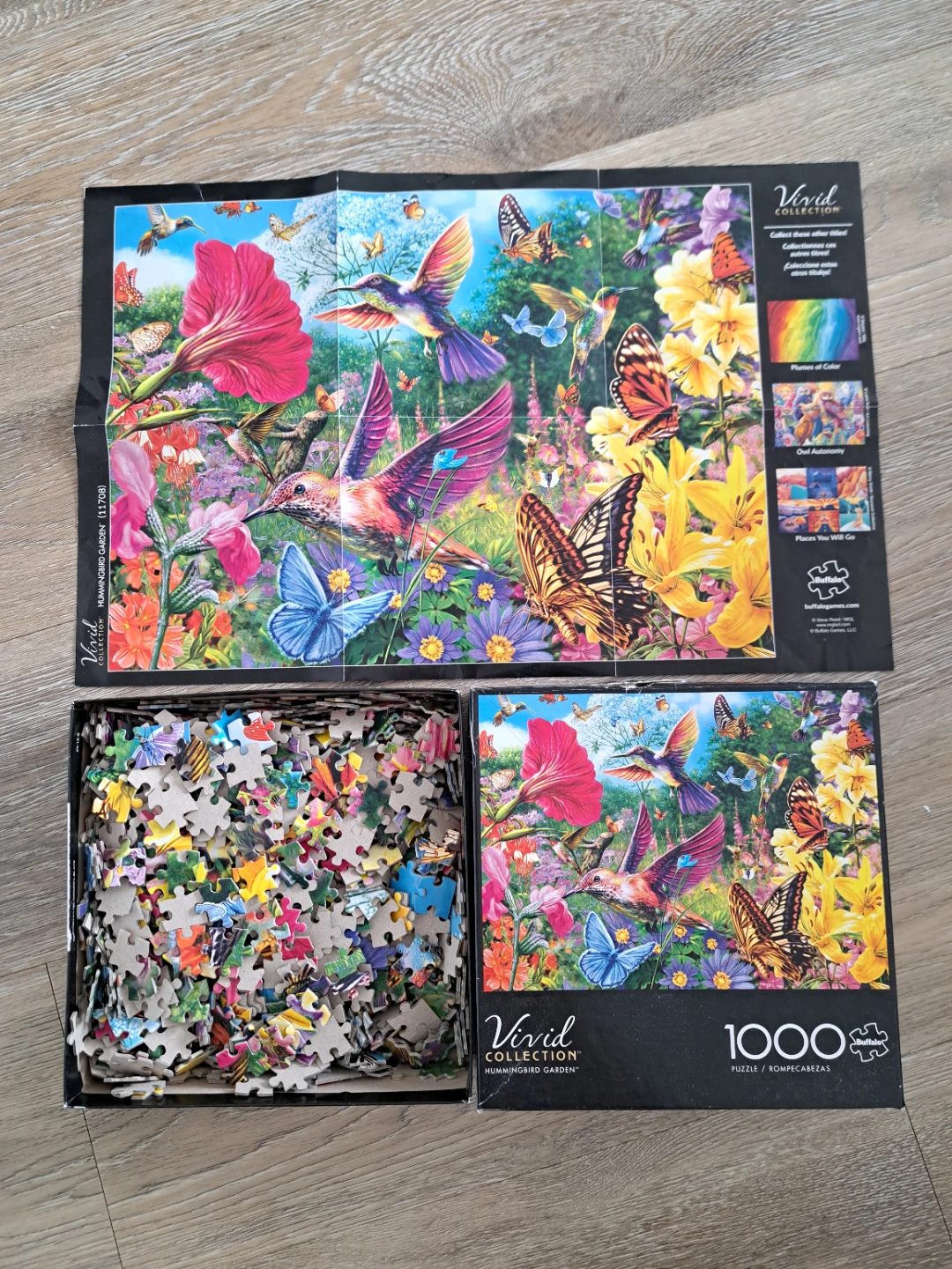 Vivid Collection Hummingbird Garden 1000 Piece Puzzle - photo 4