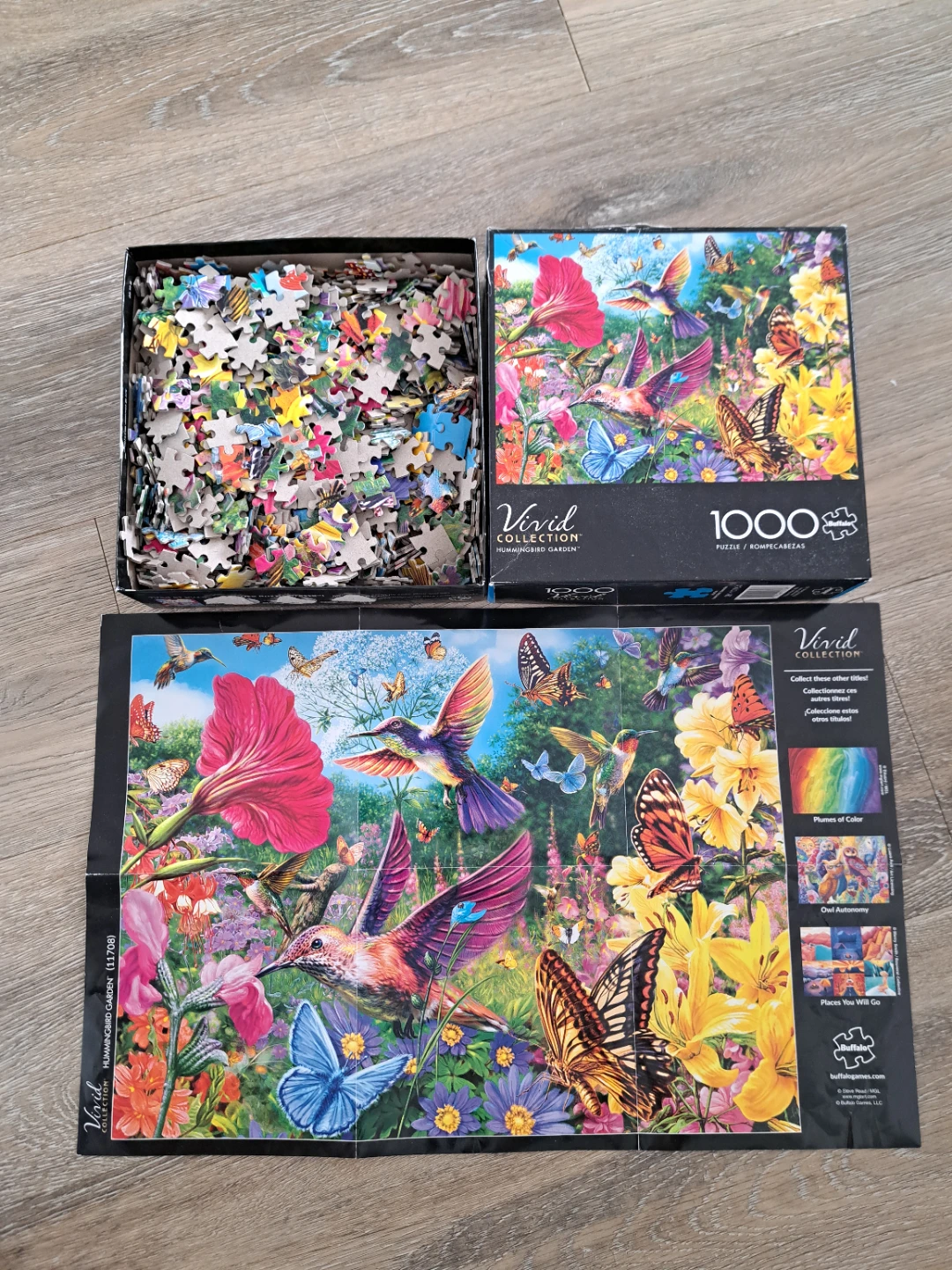 Vivid Collection Hummingbird Garden 1000 Piece Puzzle - photo 5
