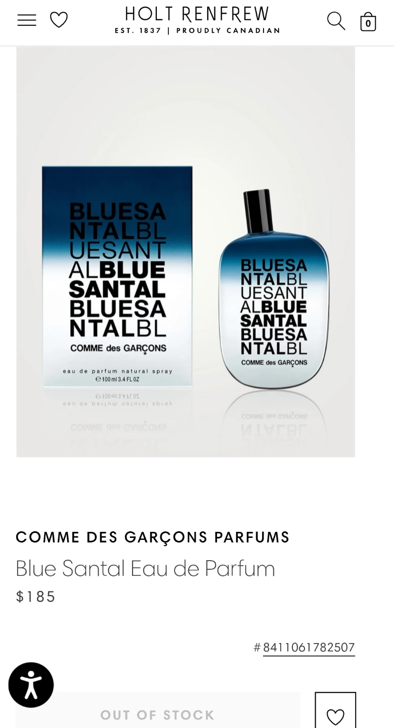 Comme des Garçons Blue Santal Eau de Parfum 100ml - photo 3