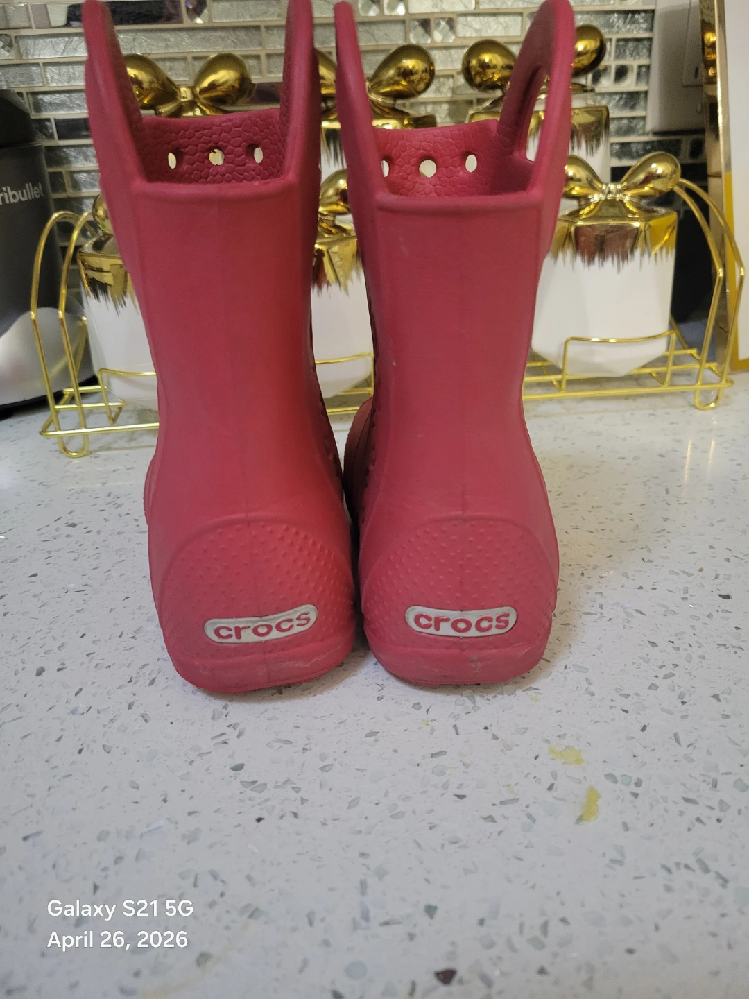 Crocs Kids Rain Boots Pink - photo 2