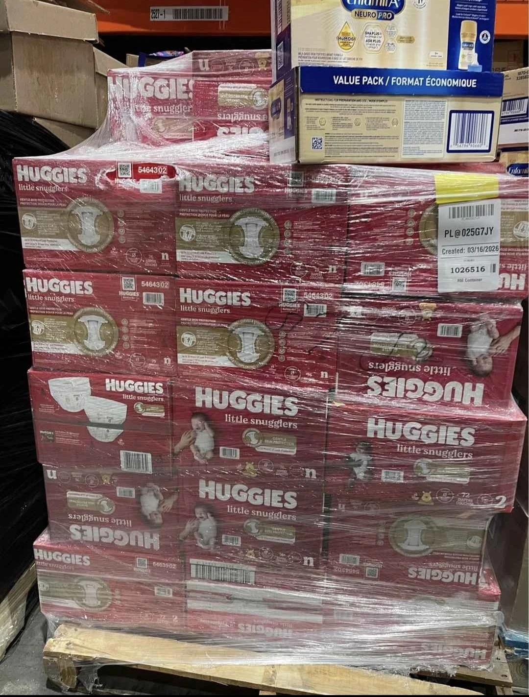 H - Enfa - exp:05/2026 -mil  Huggies size 2 New